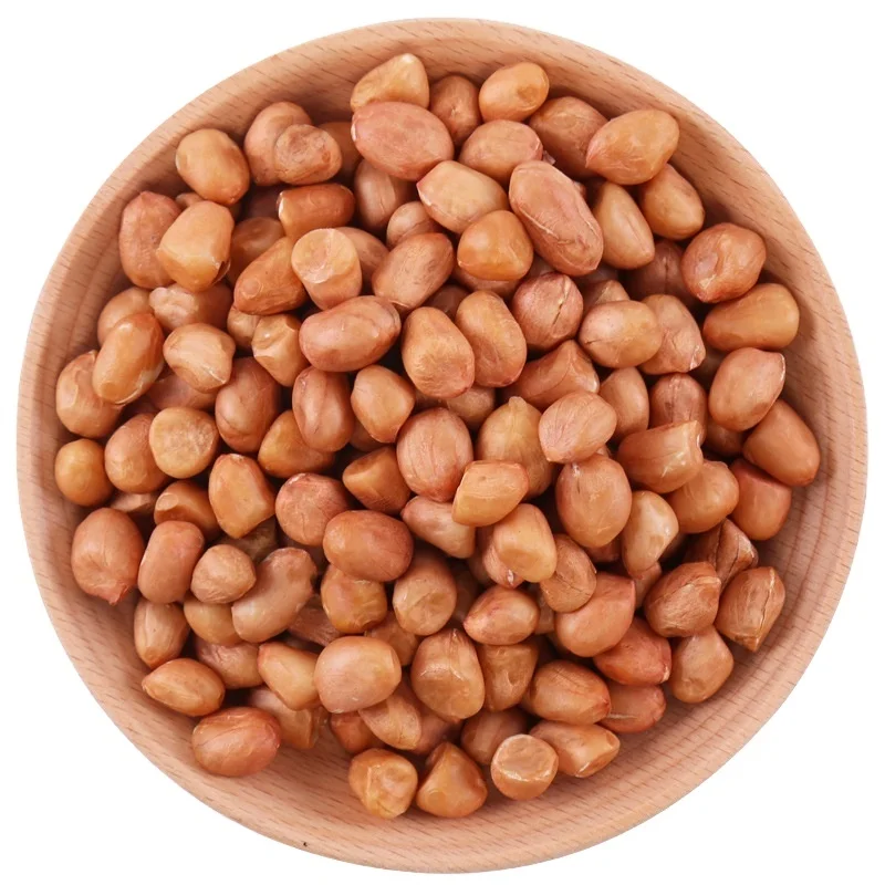 Арахис из Красной кожи, сырой арахис, ядра без скорлупы, Китайское происхождение
