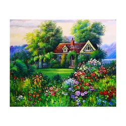 Landscape painting Wood Wall Hanging Picture Frames 30x40 Simple Photo Frame For Home Decor