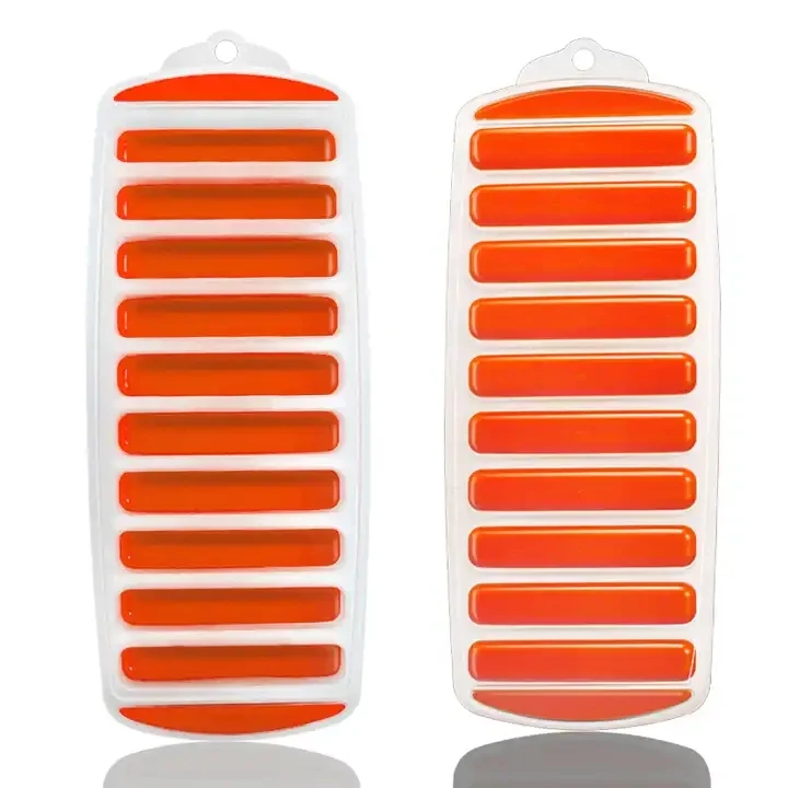 DIY Long Cylindrical Ice Tray Jelly Ice Cream Mold with Popsicle Stick Ice Cube Tray Popsicle Barrel Mold Dessert