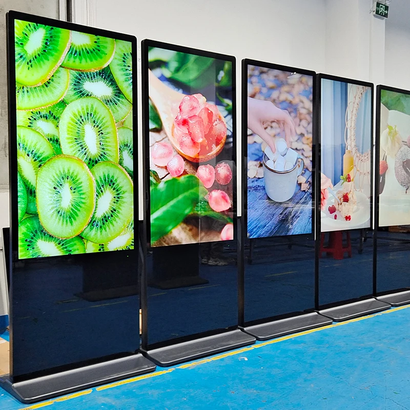 Floor Stand Digital Signage And Displays Indoor High Brightness Smart Kiosk Lcd Totem Touch Screen Digital Signage And Display