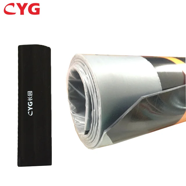 HDPE heat shrink wraparound sleeve for pipelines 3LPE heat shrinkable sleeve