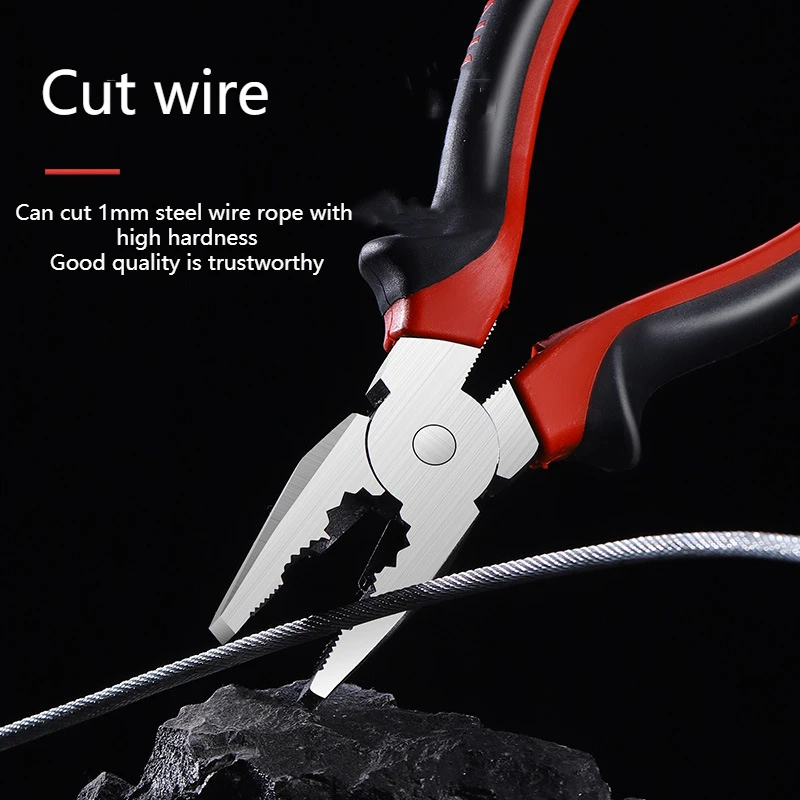 Germany Type Comfort Handle Combination Pliers, Long Nose, and Side cut pliers Set