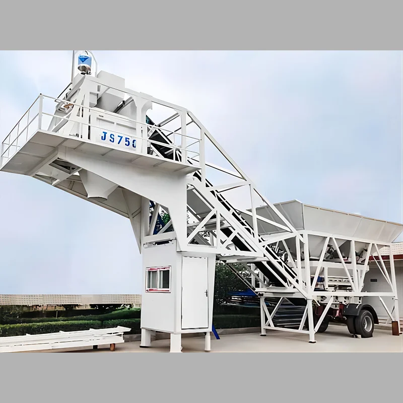 Concrete Mobile Plant 25m3/h to 240m3/h Concrete Batching Machine Plant