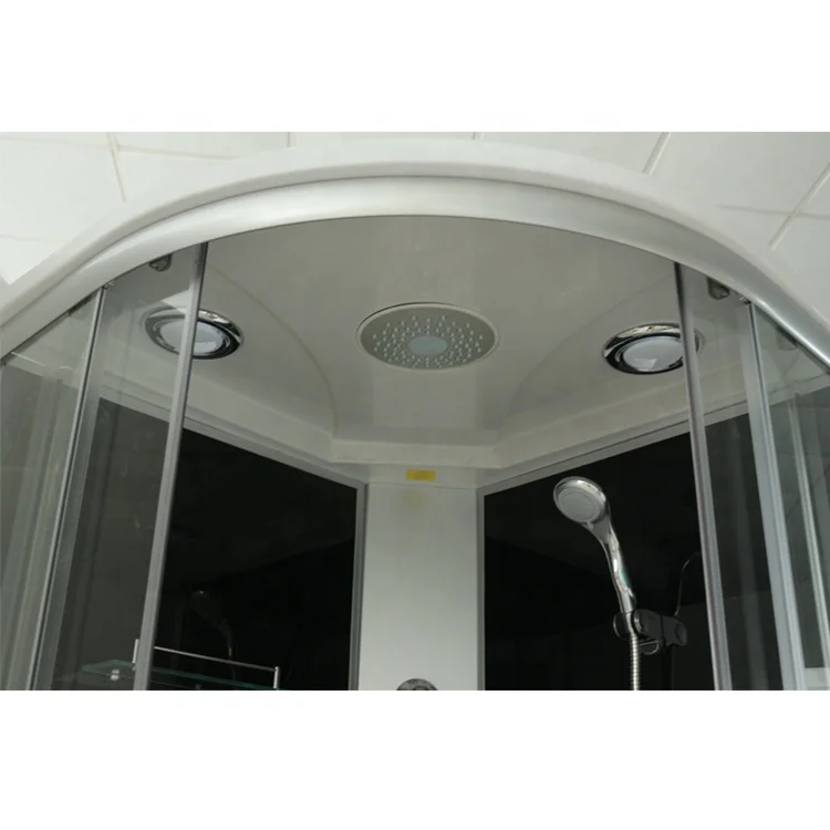 Romanian popular bathroom shower cubicle tempered glass shower cabin for small toilet