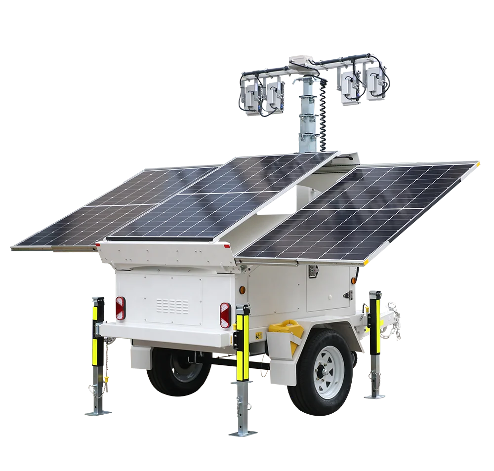 mobile solar tower DC48V led light