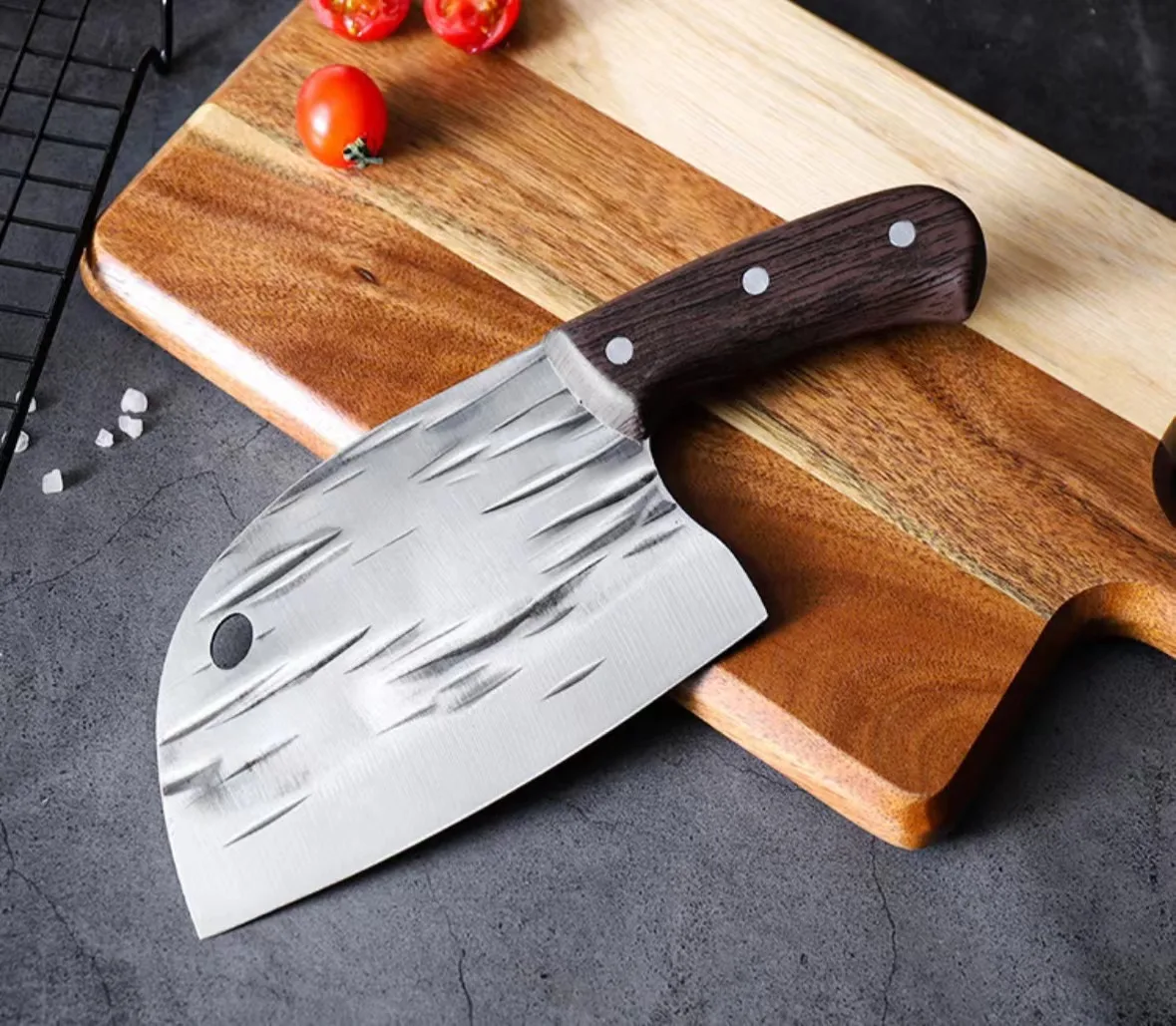 Newest Handmade Forged Chef Butcher Clever Knives Vegetables Slicing Chopping Knife Stainless Steel Kitchen Knife Sustainable