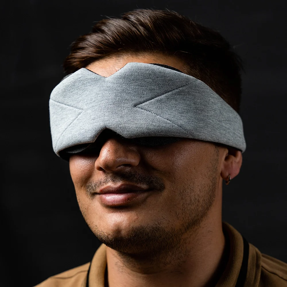 Custom Private Label Eyemask Sleep,Travel 3D Eye Mask With Adjustable Contour,Blackout Memory Foam Sleep Mask