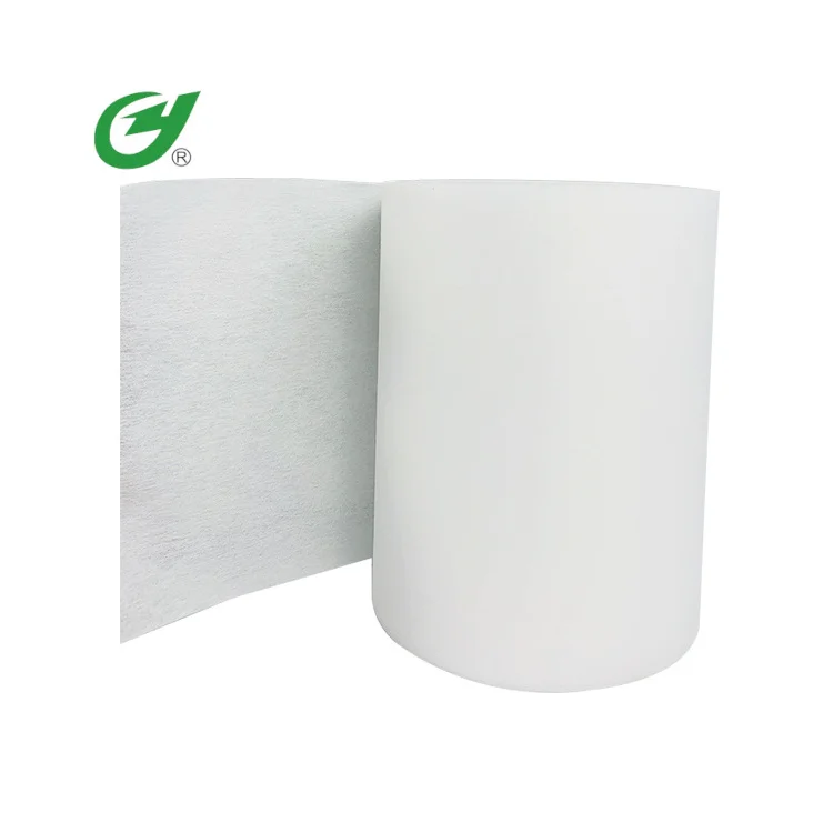 PET Spunbond Nonwoven Fabric Dust Air Filter Support Fabric Factory Supplier Nonwoven Fabric For Air Filters