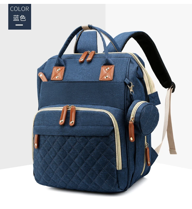 Baby Diaper Bag Backpack Baby Care Bag with Stroller Straps and Multifunctional Waterproof Baby Stuff Travel Backpack