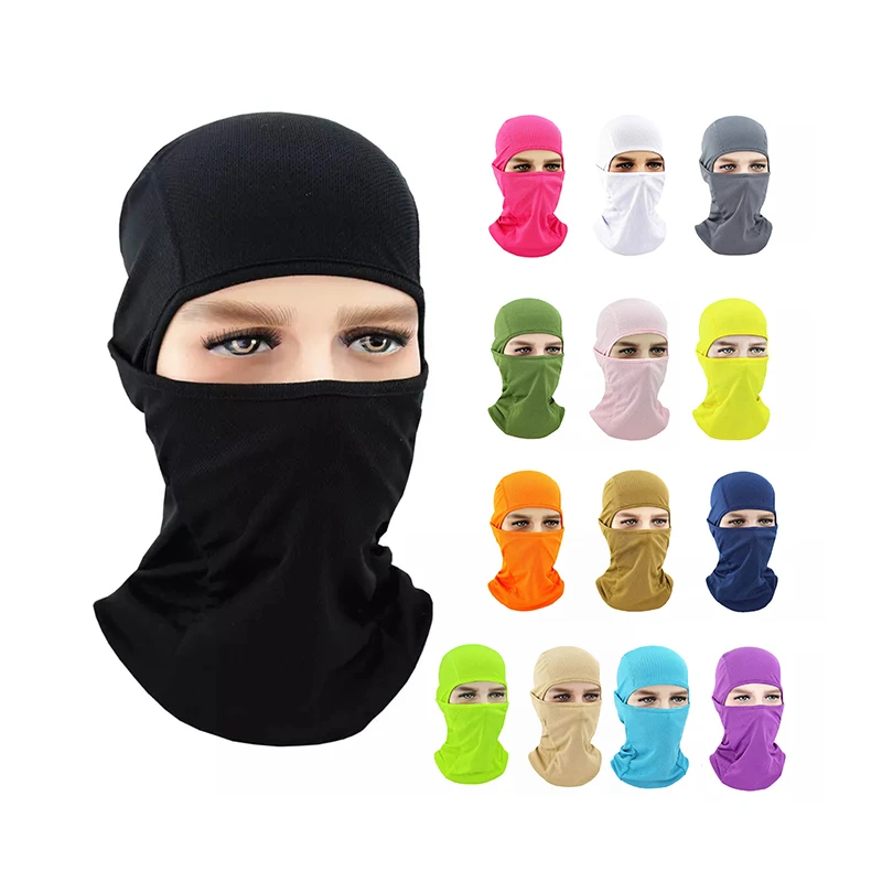 New designer elastic black snowboard uv protection pullover cover ski full face balaclava ski mask