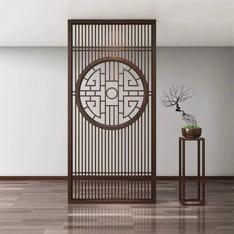 Hot Sale Laser Cut Metal Screen Stainless Steel Hotel  Decorative Room Dividers Partition