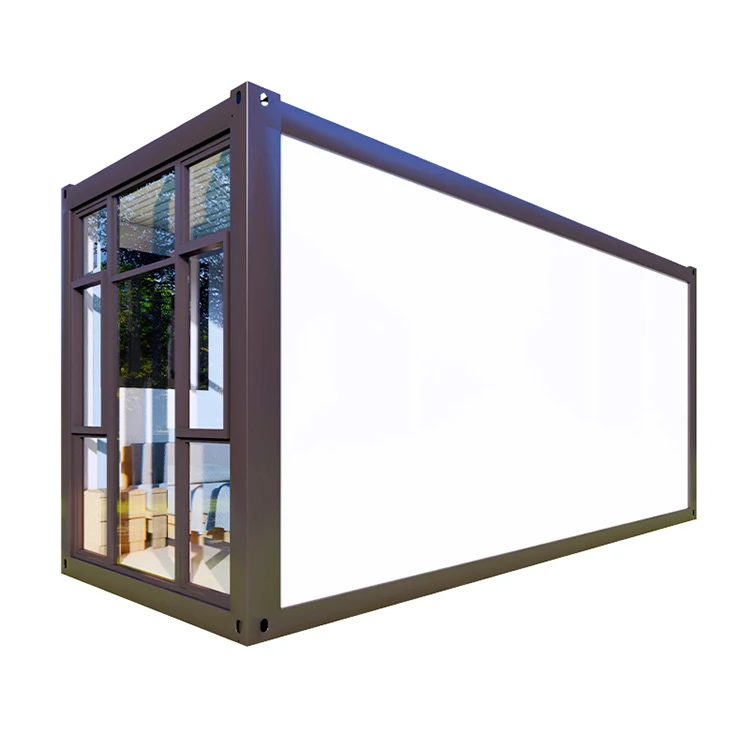 40ft mediterranean style prefab flat pack container home cheap price prefabricated shop modular house for malaysia