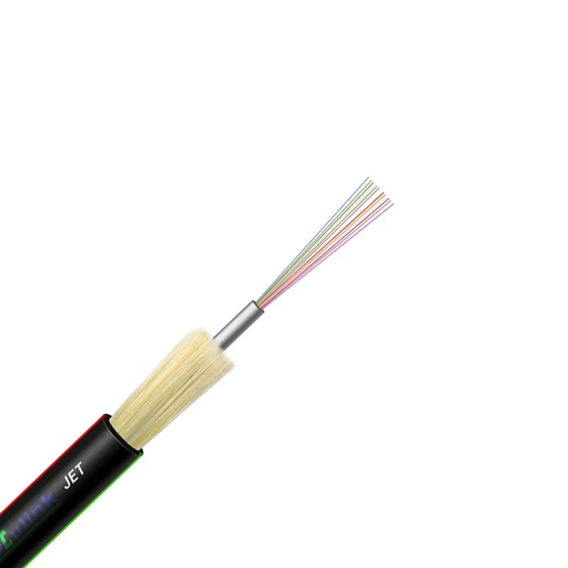 outdoor unitube non-metallic micro fiber optic cable JET 4C 8C 12C 16C 24C with CPR Eca certificate