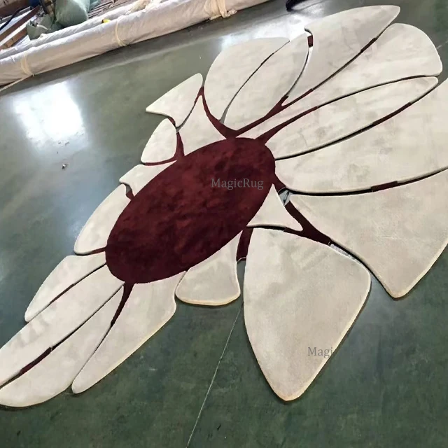 Miracle Rug Carpet Acrylic Thick Hand Tufted Modern Design Carpet Area Rugs