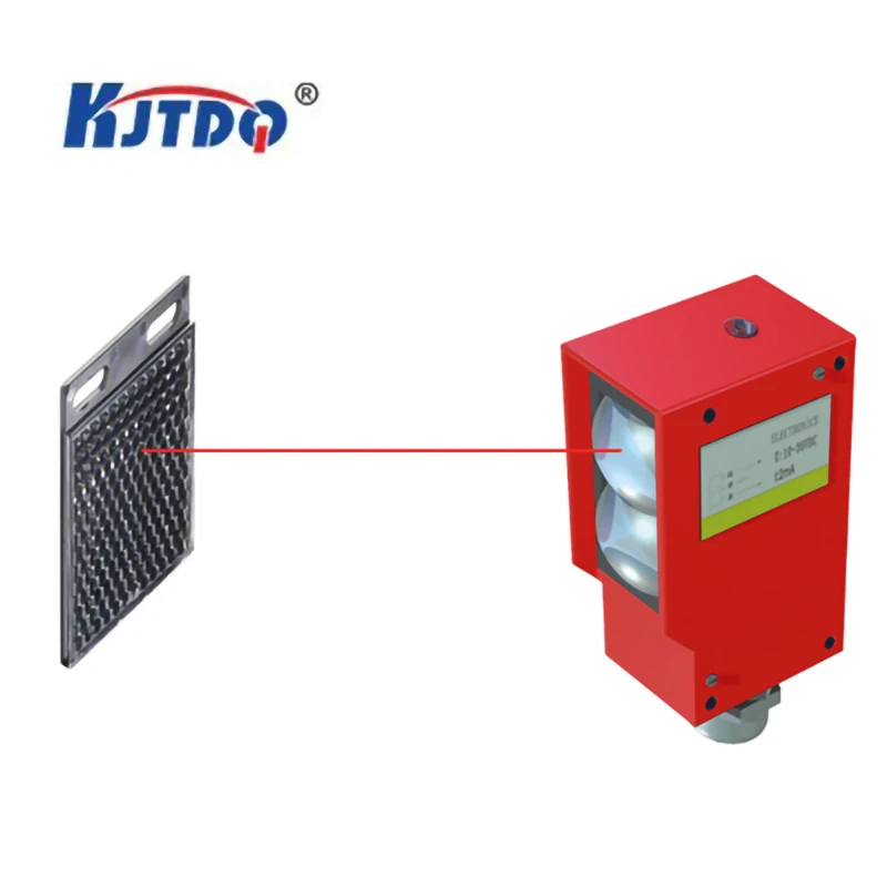 KJT Good Quality FS100 Long Distance Square Photoelectric Detection Distance 8M Through Beam Type Photoelectric Sensor Switch