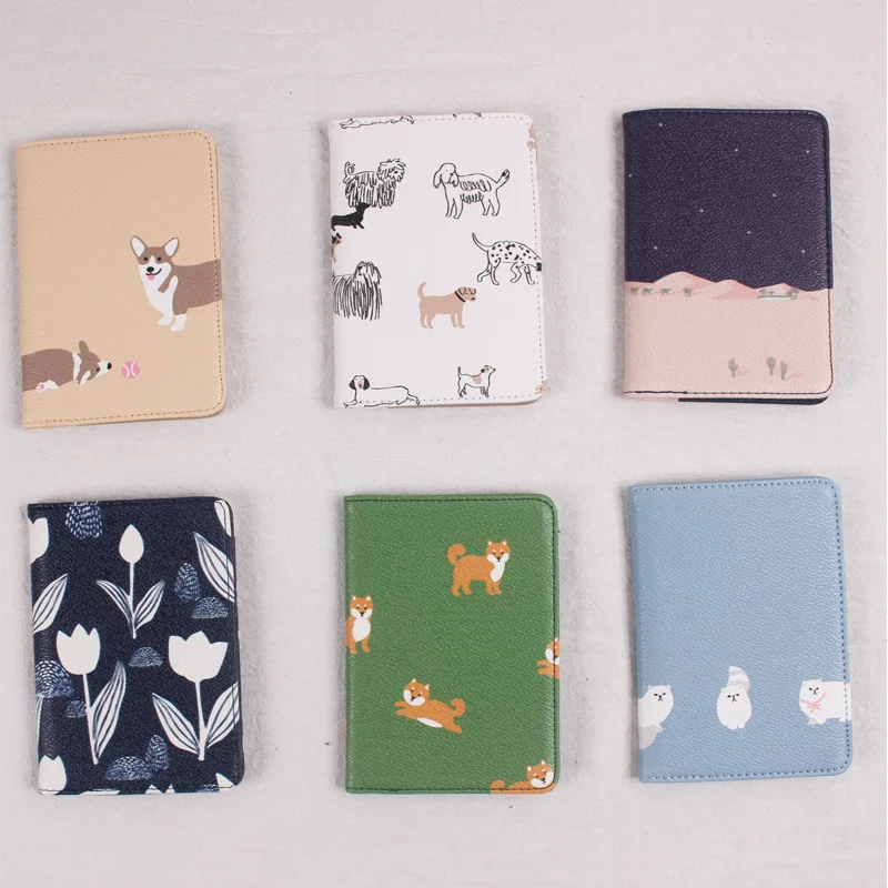 Personalised Passport Holder Children Water Resistant Kids Character Passport Book Covers Holder With Name Printed