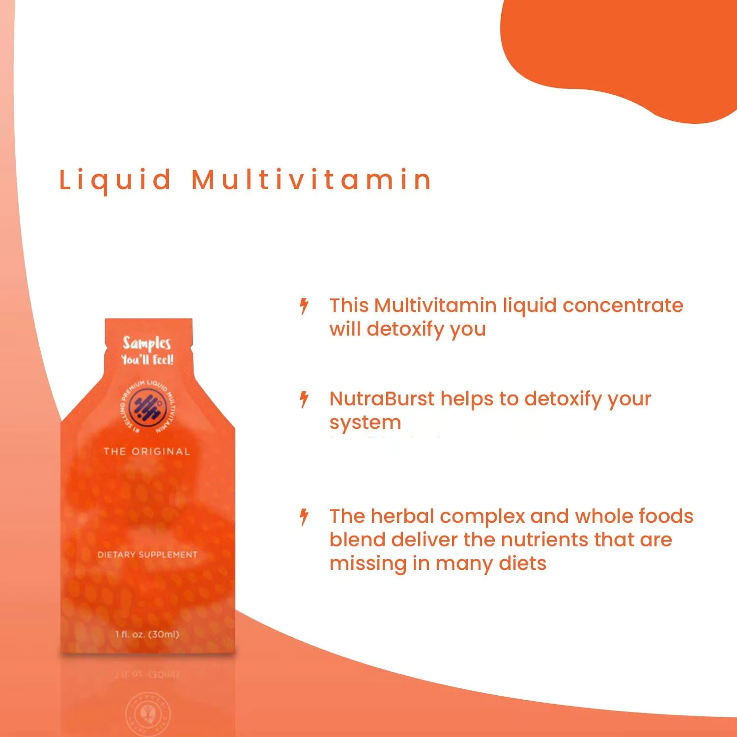 Multivitamin Detox Gel Packet Slimming Liquid Drink Boost Energy Weight Management Supplement
