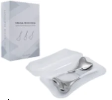 2pcs set stainless steel Gua Sha Cryo Sticks, Facial Skin Care Tools Gifts for Women , Cooling Spa Ice Globes Roller