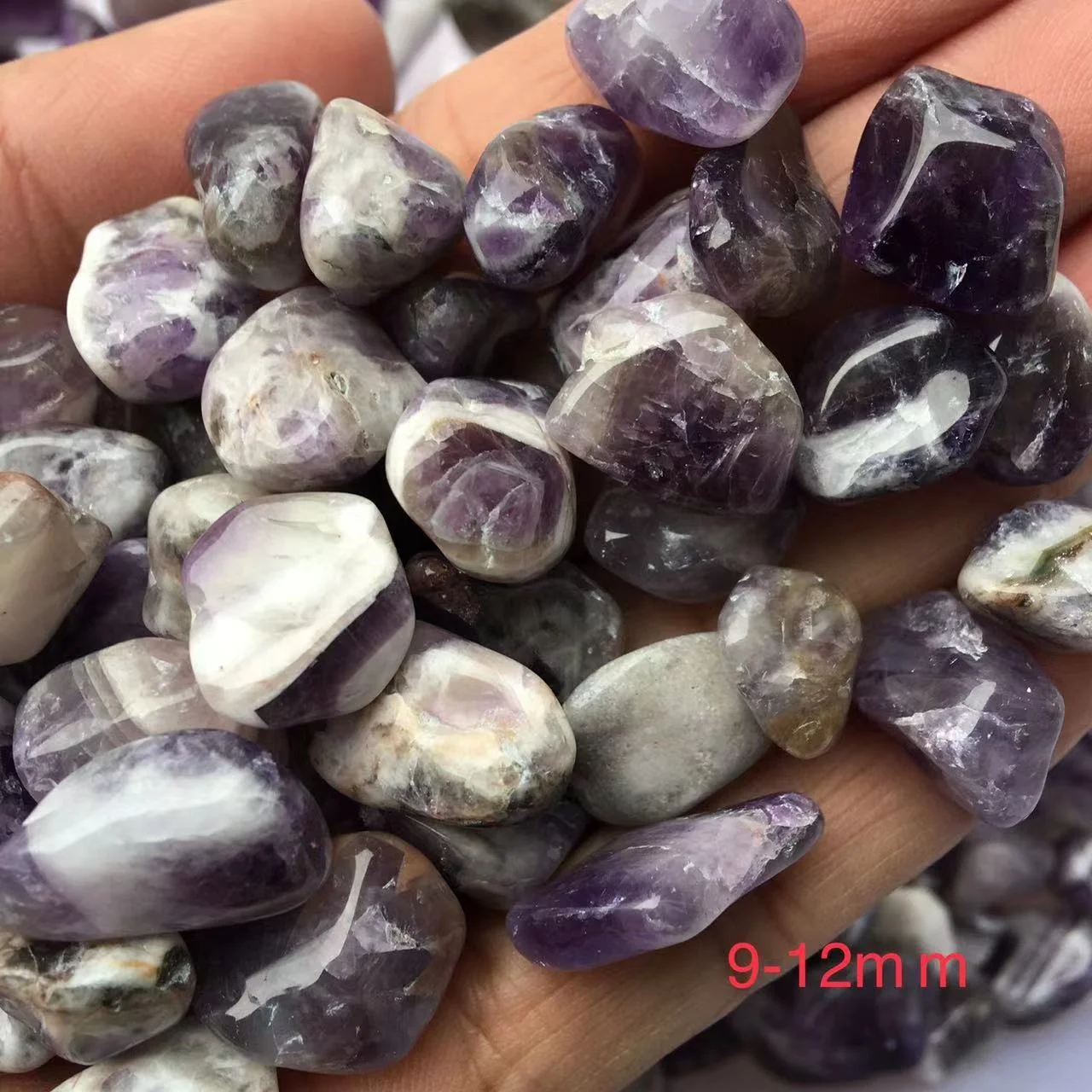Wholesale hot selling natural purple crystal quartz rock tumbling debris gravel decoration crystal stone price