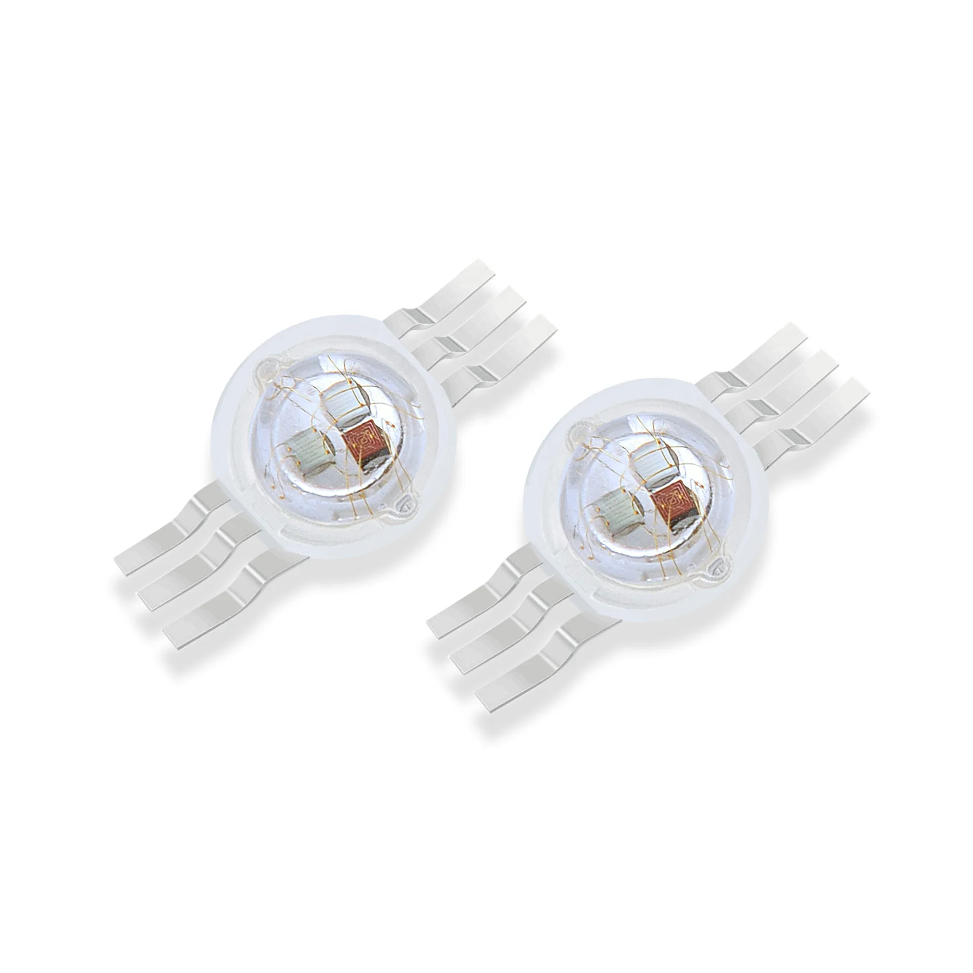 JOMHYM ODM OEM High Lumen 6-pin Tricolor RYB RGB 1W 3W 9W High Power LED Diode for Spot Light and Stage Light