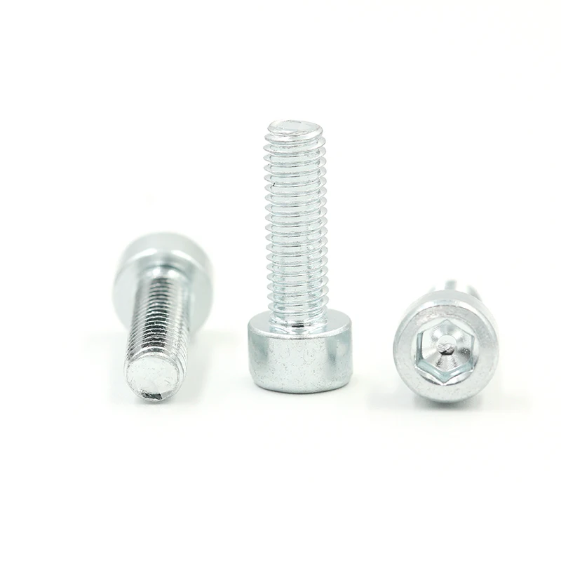 DIN912 Galvanized Steel Blue Zinc Plated Hex Socket Head Cap Machine Screw