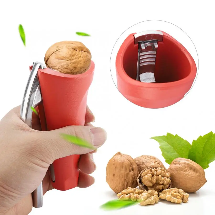 5 in 1 Almond Nut Pecan Nuts Nutcracker Zinc Alloy Nut Opener Sheller Kitchen Tool Hazelnut Walnut Pliers Sheller
