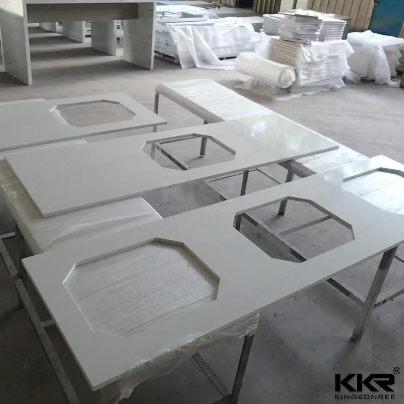 Стандартные размеры starlight белый кухонный Топ кварцевые