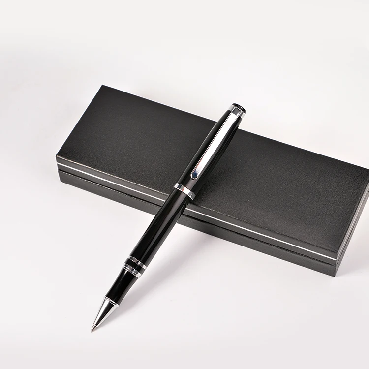 Gun Black Business Custom Pen Set Luxury Business Roller Pen With Gift Box