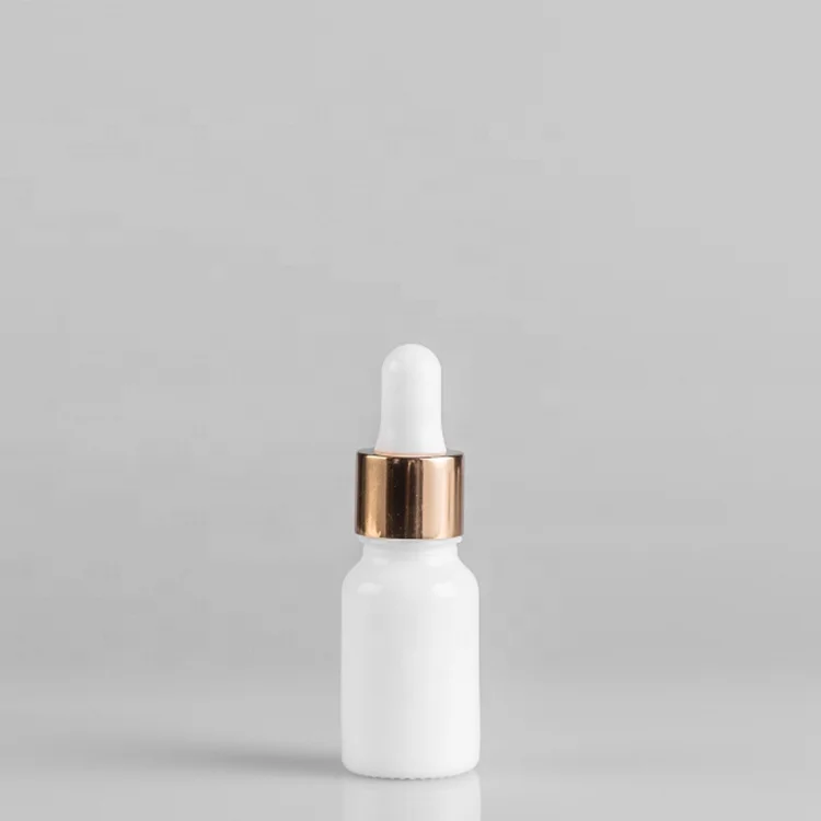 
50 ml opal glass bottle with dropper for essential oil cosmetic packaging eco friendly 