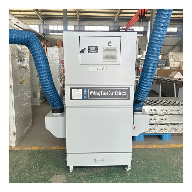 portable welding fume extraction system with pulse shaking device for clean the filter/filter self cleaning system