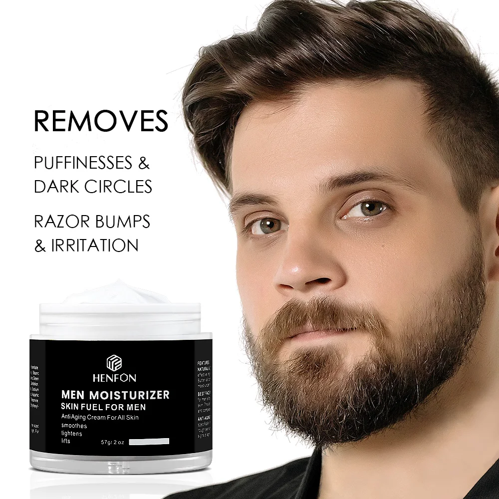 Private Label Hyaluronic Acid Gotu Kola Men Moisturizing Cream Moisturizing Anti Aging Smoothing Cream For All Skin