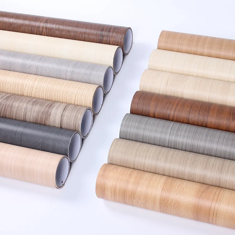 Wholesale price Wood grain pvc lamination sheet decorative films for spc lvt flooring