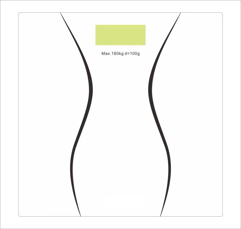 
High accuracy 180kg digital bathroom home weight scale 