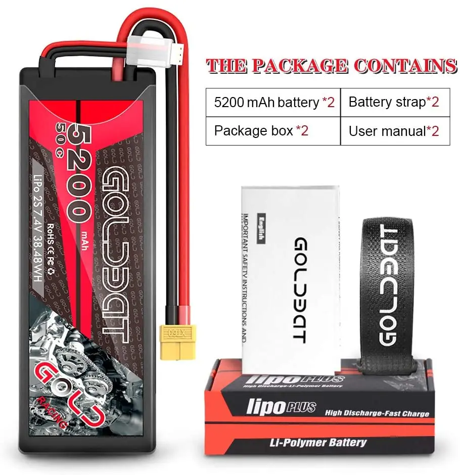 GPR 3S 5200mAh 50C 11 1 V Жесткий корпус RC Lipo аккумулятор с разъемом для радиоуправляемого