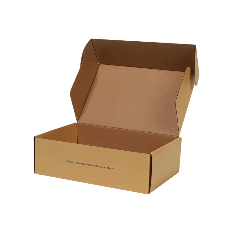 eco friendly packaging personalize cardboard paper box with logo for ru shipping box for t shirt brown mailer box corrugated