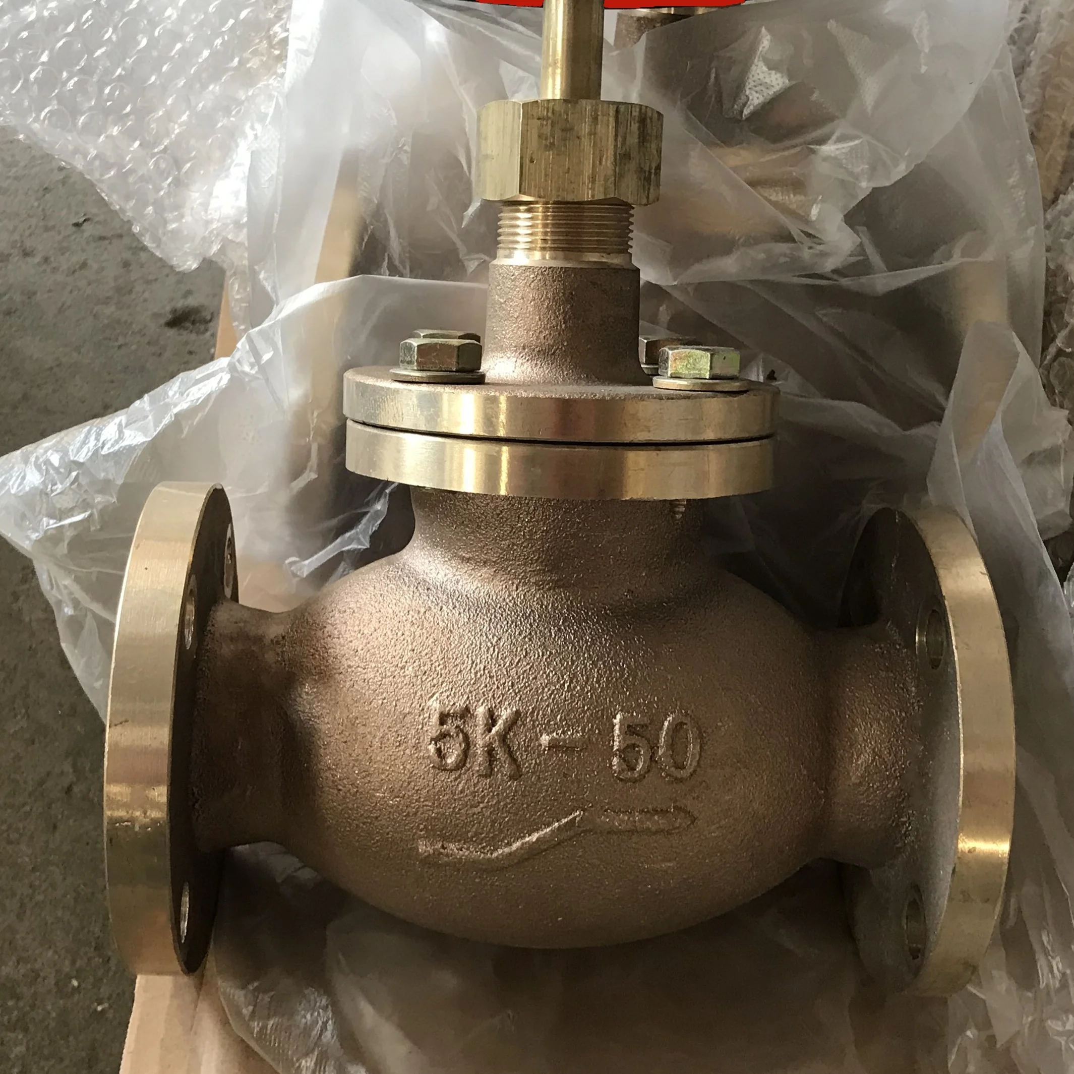 JIS Marine Globe Check Valve F7411 5K Union Bonnet