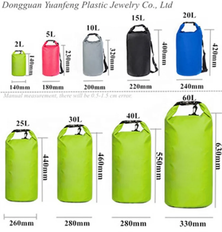 Waterproof Dry Bag Outdoor Lightweight Dry Pack Waterproof Bags 5L 10L 20L Dry Sacks for Kayaking Rafting Boating Hiking