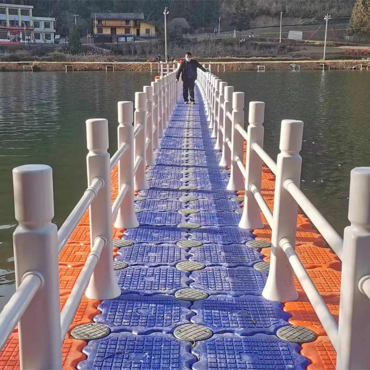 High quality hdpe cheap prices plastic boat modular jetski pontoon floating docks for sale