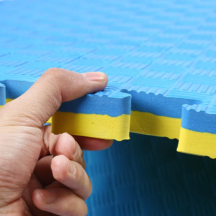 High Density 1m EVA Puzzle Mat Karate Taekwondo Indoor Sports Tatami Mats With Borders