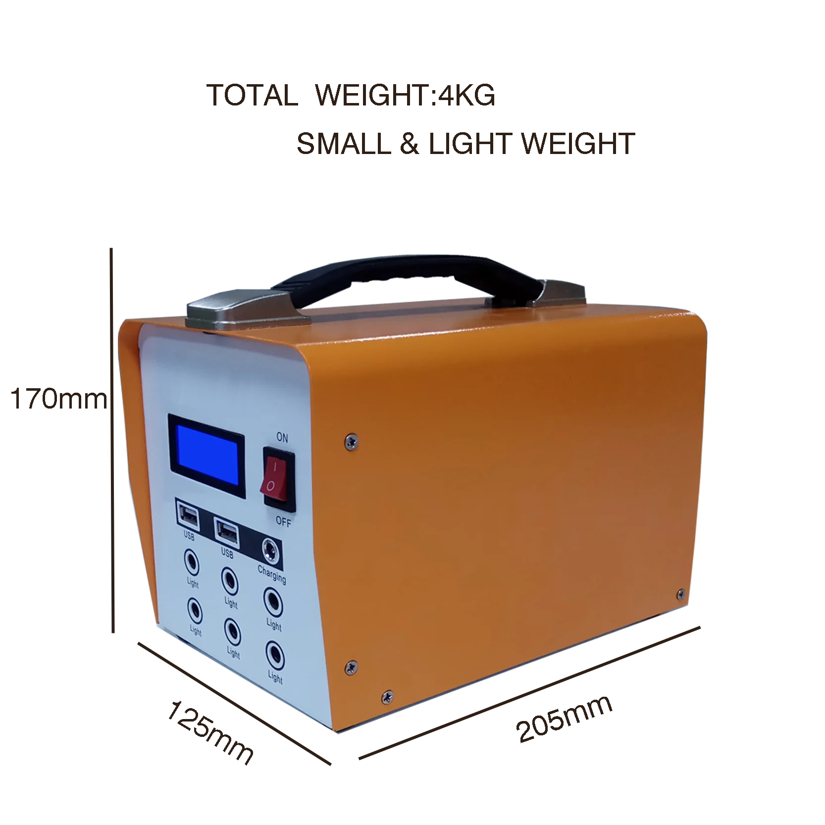 Portable Solar Power Station for camping portable power battery with DC AC USB Portable Solar Power for rescue Solar Generator