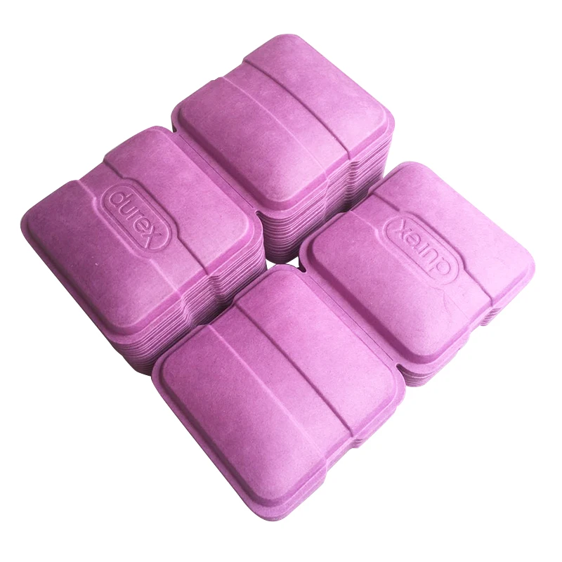 Small Square Promotional Pulp Paper Box Diy Gift Condom Packaging Box Printing Paper Box Packaging Customized Customizable OEM