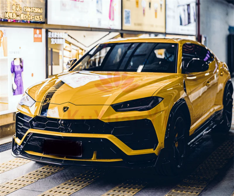 MSY style body kit is used for Lambor URUS carbon fiber front bar edge side skirt rear diffuser rear spoiler body decoration