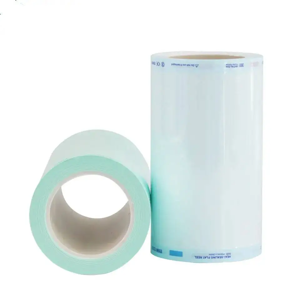 Laboratory dental sterilization bag supports customized medical composite film medical dialysis paper 60 gsm or 70 gsm