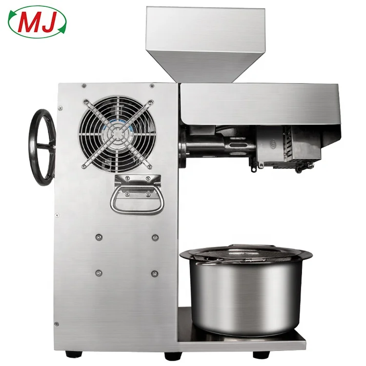 MJ T15 Olive 3000W Oil Pressers 20kg/h Commercial Fully Automatic Nut Seed Peanut Cold Screw Oil Press Machine