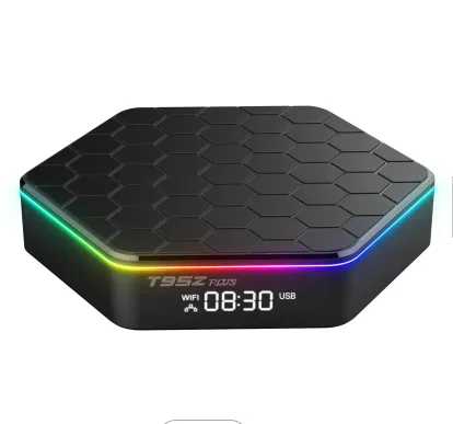 Joinwe New Arrival 4/32G Quad core RGB light 2.4G/5G Dual Band WiFi 6K Ultra HD Smart android 12 tv box T95ZPLUS H618