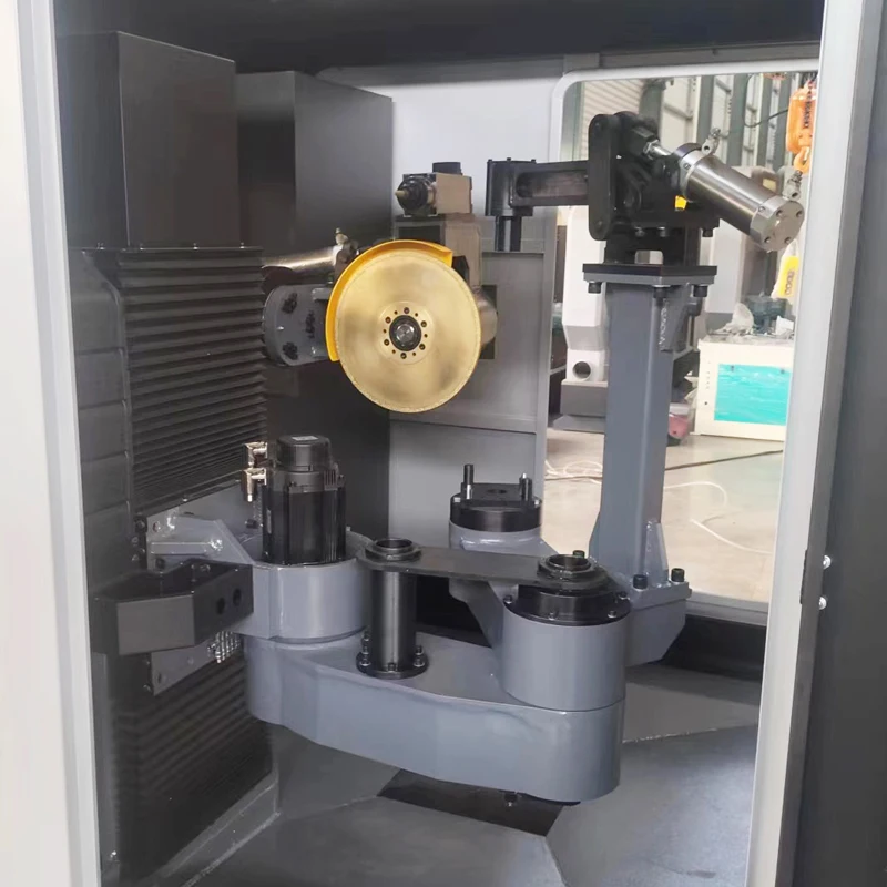 CNC Deburring and Grinding Machine For Motorcycle And Automobile Wheel Hub Hardware Accessories