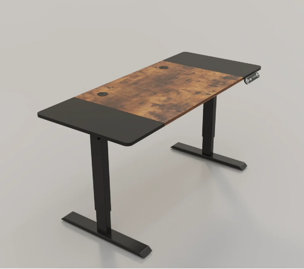 USA warehouse furniture  1.2M 1.4M top for dual computer laptop  five years warranty waiting area wood table