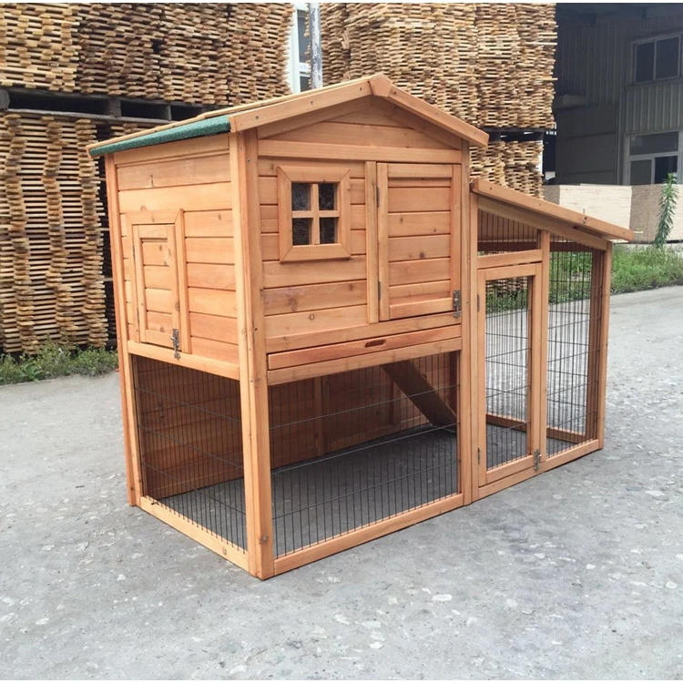 SDR030 Wooden Rabbit Hutch automatic rabbit cages big rabbit hutch is the tray
