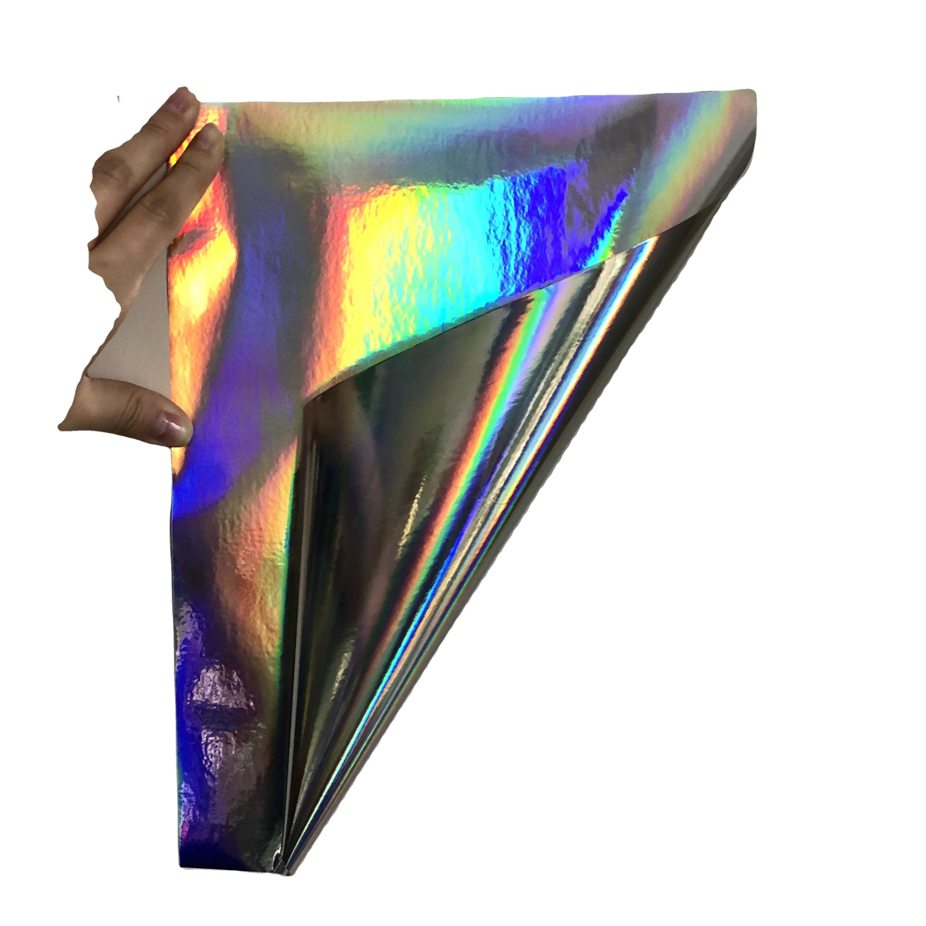 factory price laser film with transparent PET Liner