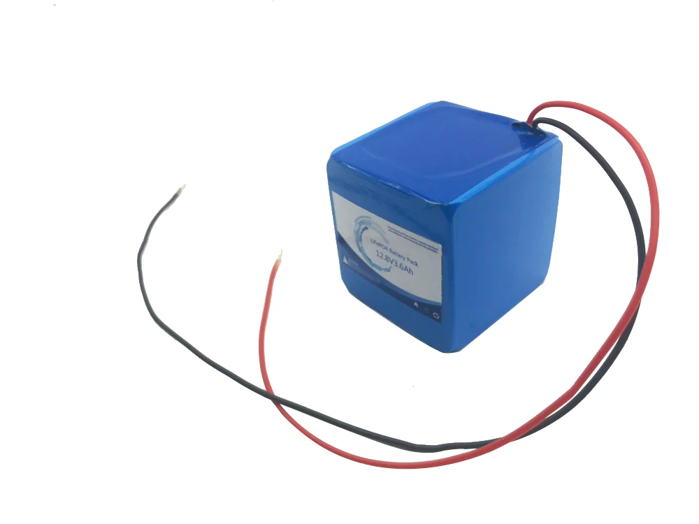 Индивидуальный солнечный уличный фонарь 12.8V3.6Ah батарея 26650 элемент LiFePO4 батарейный блок